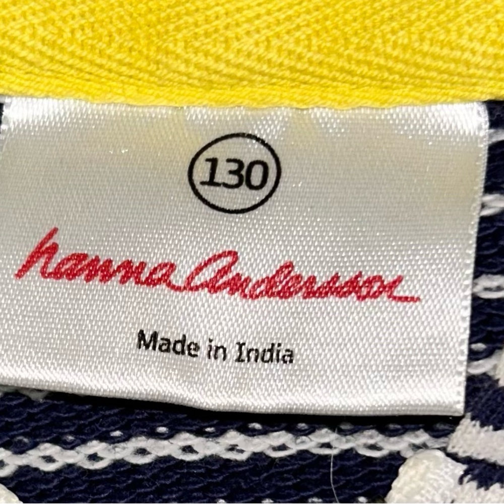 Hanna Andersson zip hoodie sz 130/8 EUC smoke free home - Picture 2 of 4